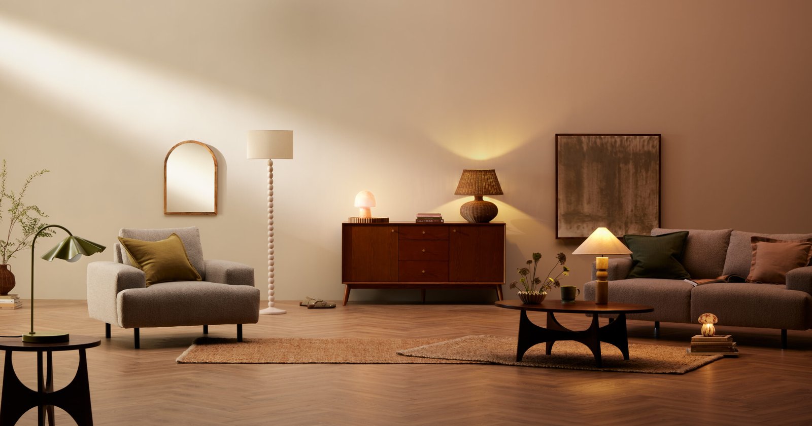 Room set – Wide – Day to Night